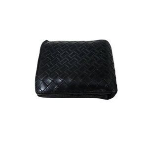 Bottega veneta bi-fold black wallet